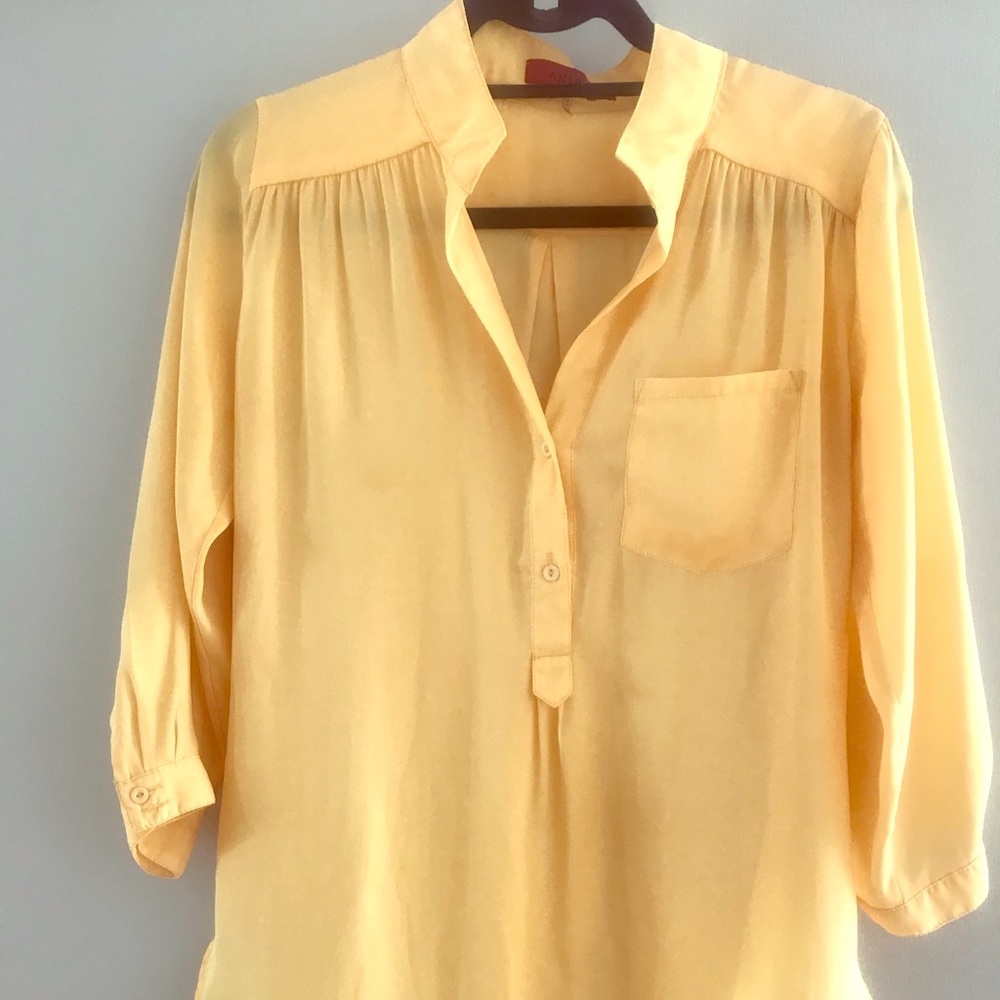 Yellow blouse